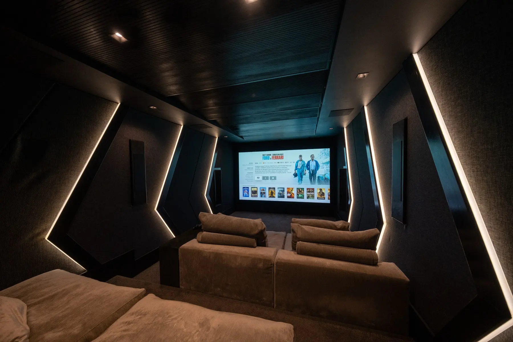 Completed Home Theater project in Camps Bay